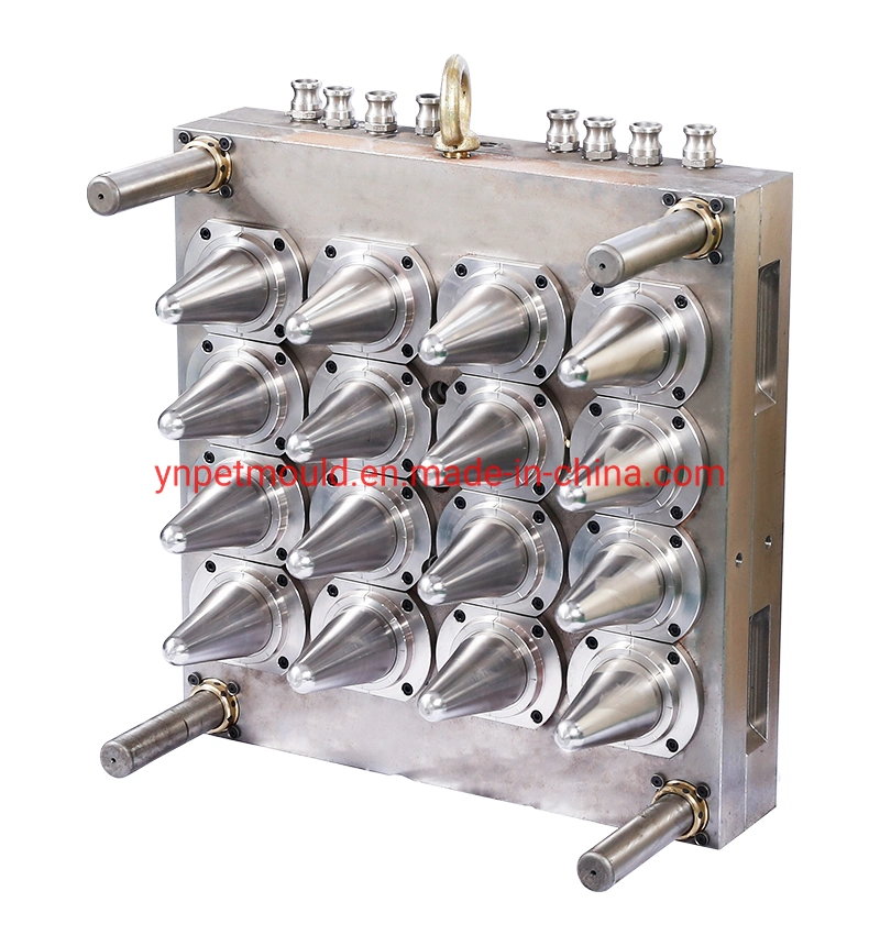 Valve Gate Hot Runner 16cavity Pet Jar Preform Mould